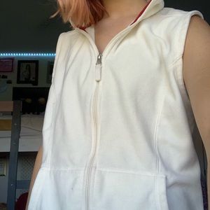 vintage zip up vest